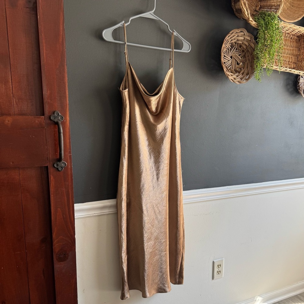 Banana Republic Cowl Neck Slip Dress